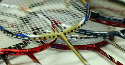 badminton, badminton racket, bat