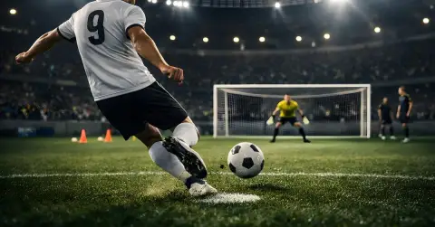 soccer, striker, penalty