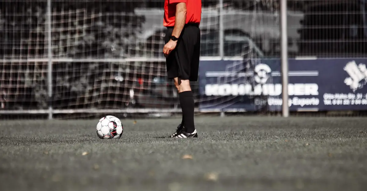 referee, soccer, football pitch